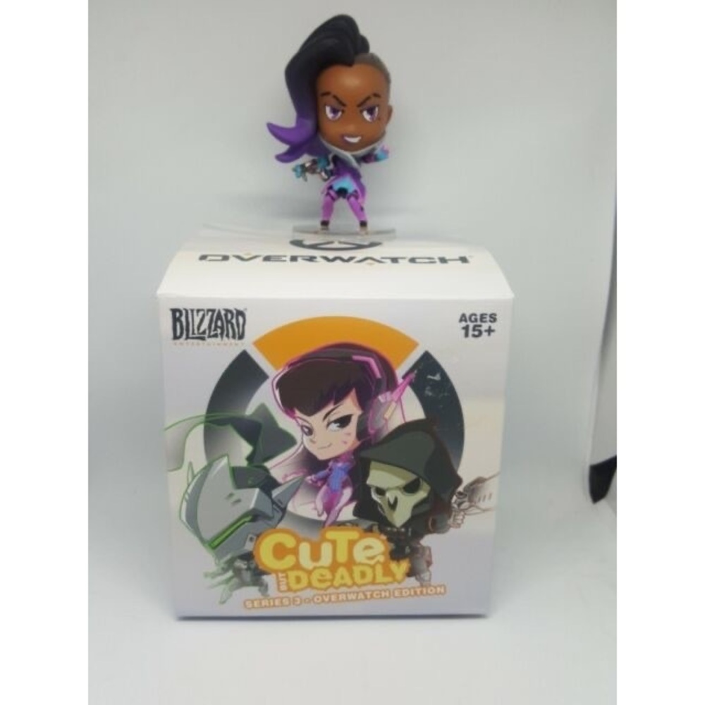 Tracer and SOMBRA CHIBI MINI FIGURINES